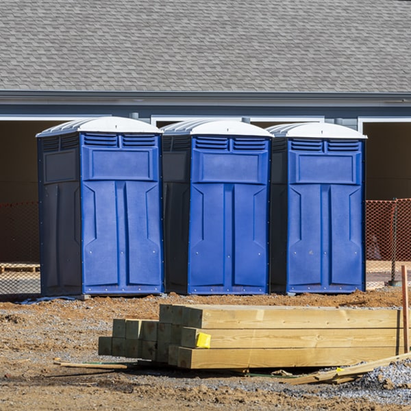 do you offer hand sanitizer dispensers inside the portable toilets in Highland